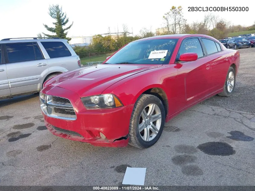 2011 Dodge Charger VIN: 2B3CL3CG0BH550300 Lot: 40826691