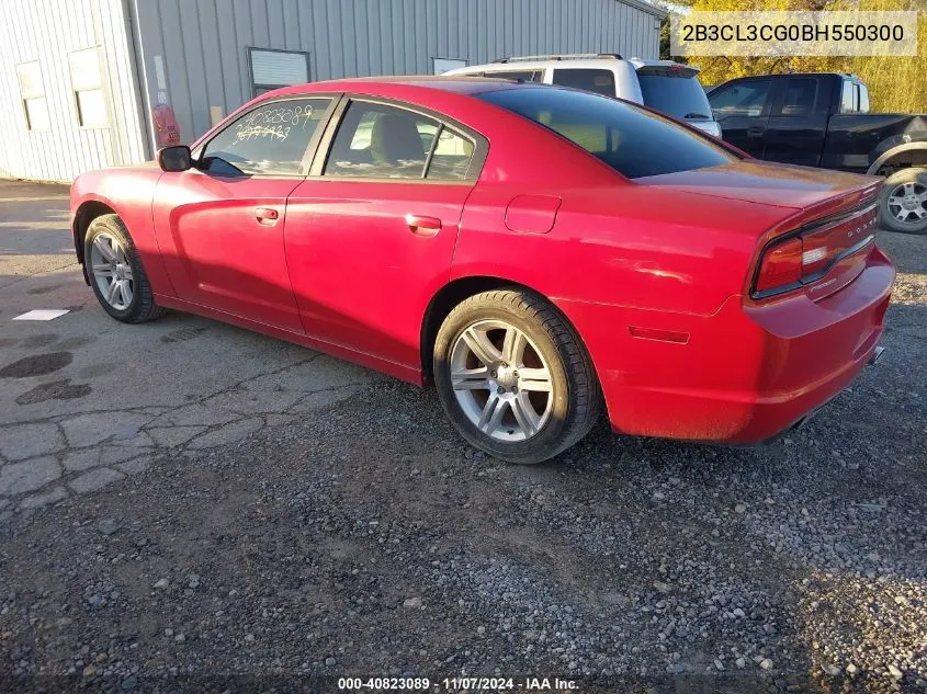 2011 Dodge Charger VIN: 2B3CL3CG0BH550300 Lot: 40826691