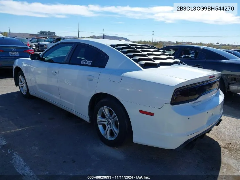 2011 Dodge Charger VIN: 2B3CL3CG9BH544270 Lot: 40829893