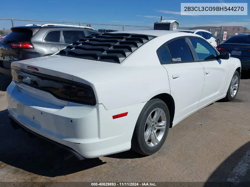 2011 Dodge Charger VIN: 2B3CL3CG9BH544270 Lot: 40829893