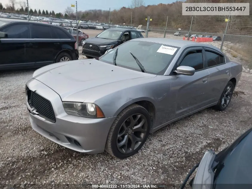 2011 Dodge Charger VIN: 2B3CL3CG1BH553447 Lot: 40852222