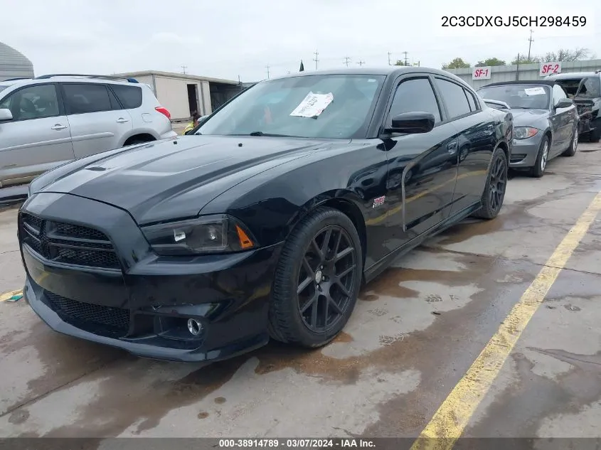 2C3CDXGJ5CH298459 2012 Dodge Charger Srt8 Superbee