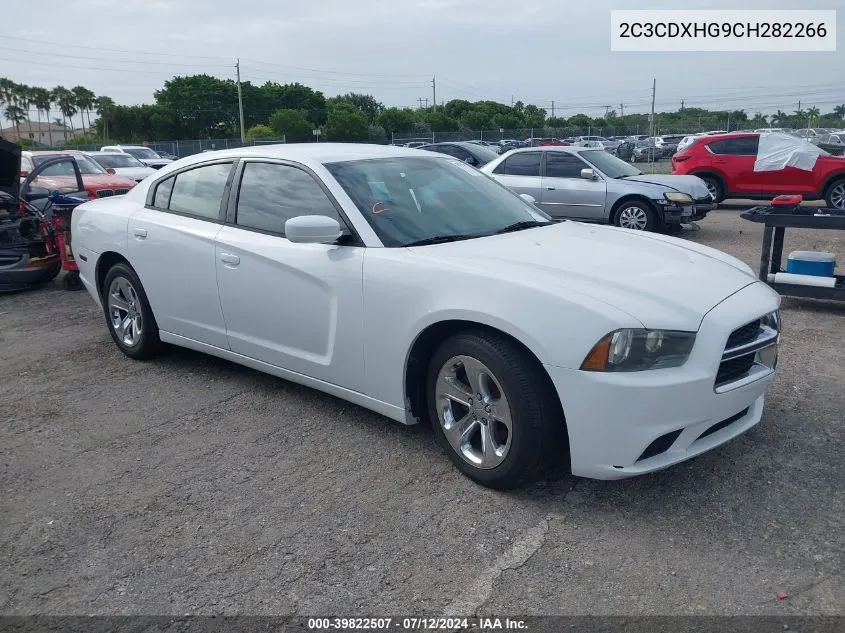 2012 Dodge Charger Sxt VIN: 2C3CDXHG9CH282266 Lot: 39822507