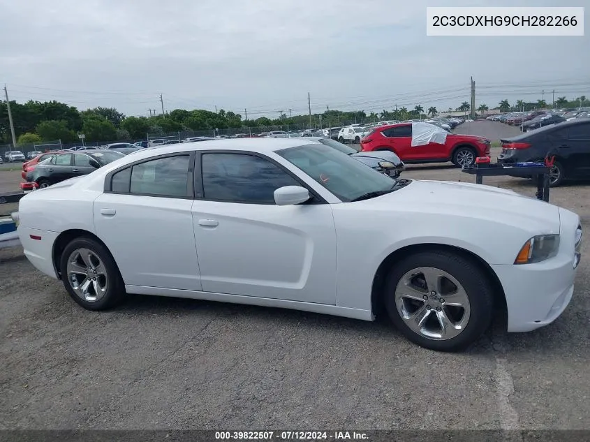 2012 Dodge Charger Sxt VIN: 2C3CDXHG9CH282266 Lot: 39822507