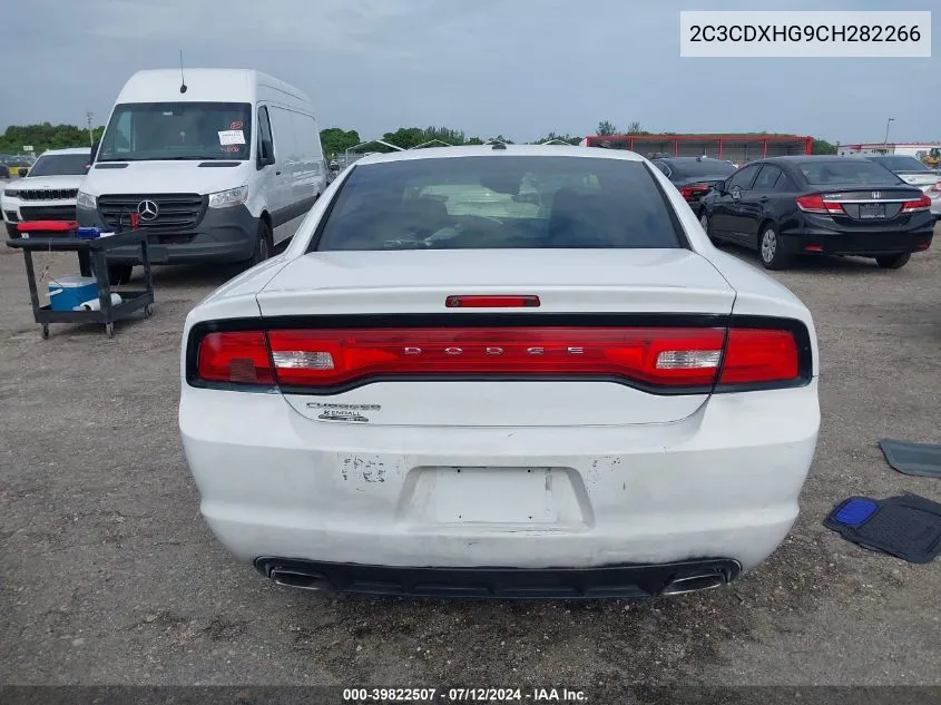 2012 Dodge Charger Sxt VIN: 2C3CDXHG9CH282266 Lot: 39822507