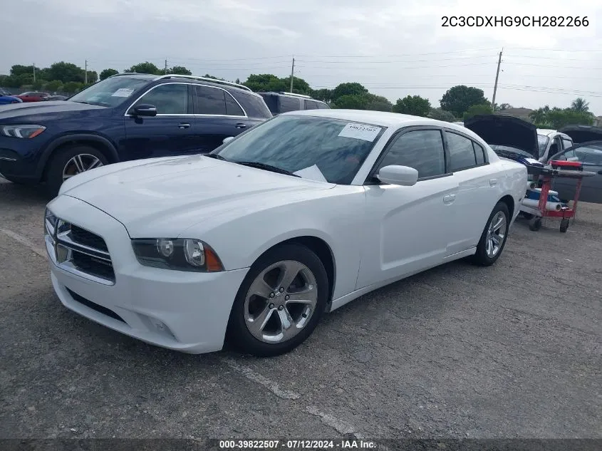 2012 Dodge Charger Sxt VIN: 2C3CDXHG9CH282266 Lot: 39822507