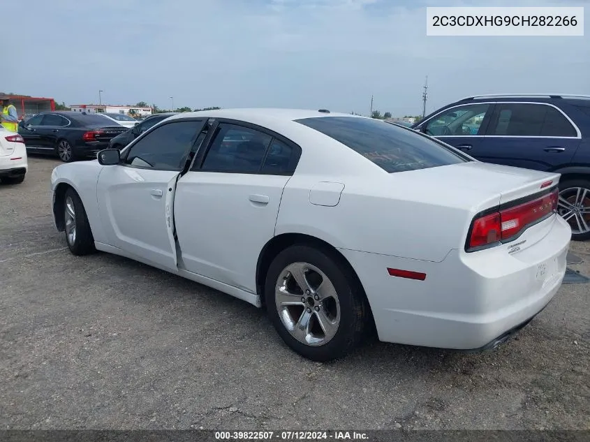 2012 Dodge Charger Sxt VIN: 2C3CDXHG9CH282266 Lot: 39822507