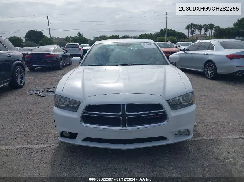 2012 Dodge Charger Sxt VIN: 2C3CDXHG9CH282266 Lot: 39822507