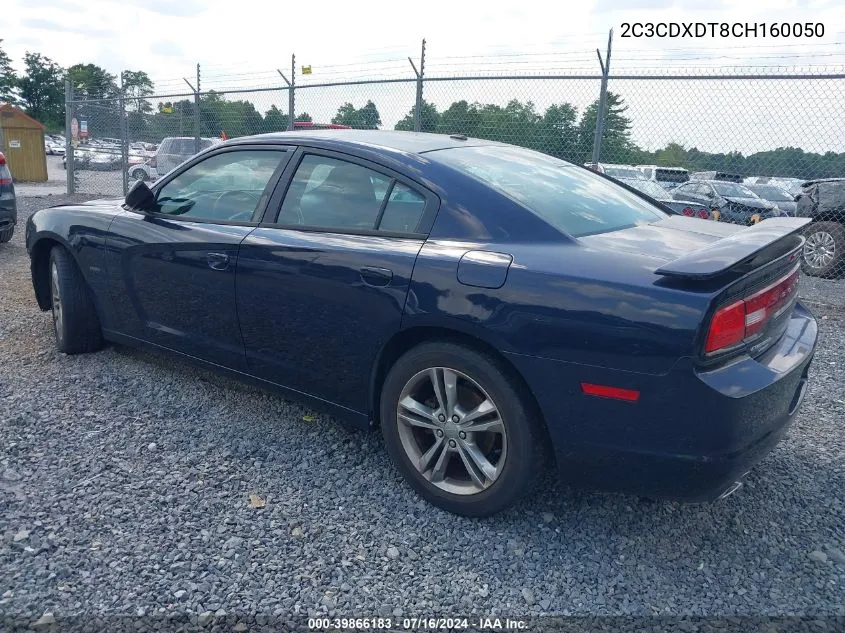 2012 Dodge Charger R/T VIN: 2C3CDXDT8CH160050 Lot: 39866183