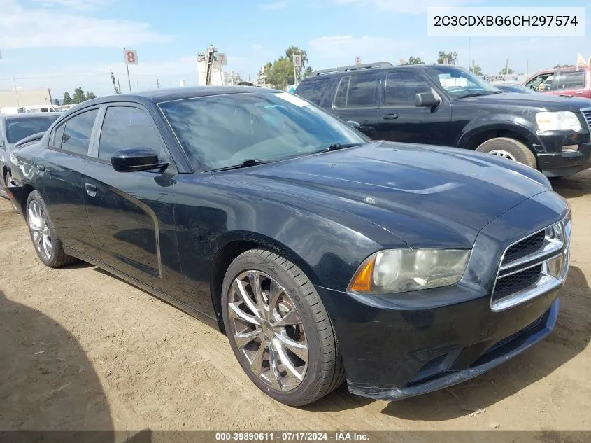 2C3CDXBG6CH297574 2012 Dodge Charger Se