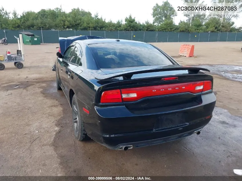 2C3CDXHG4CH287083 2012 Dodge Charger Sxt