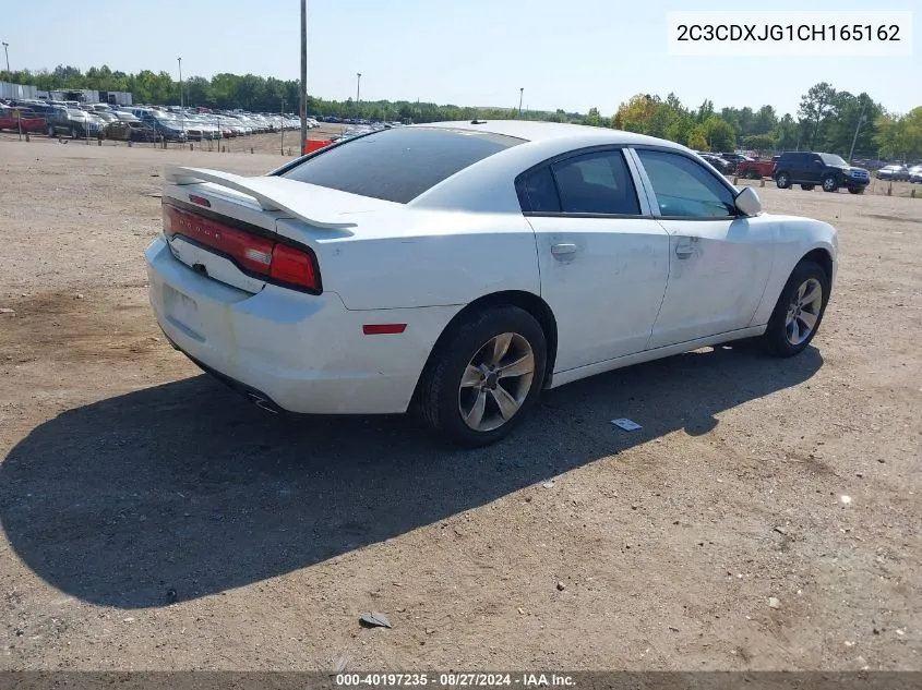 2012 Dodge Charger Sxt VIN: 2C3CDXJG1CH165162 Lot: 40197235