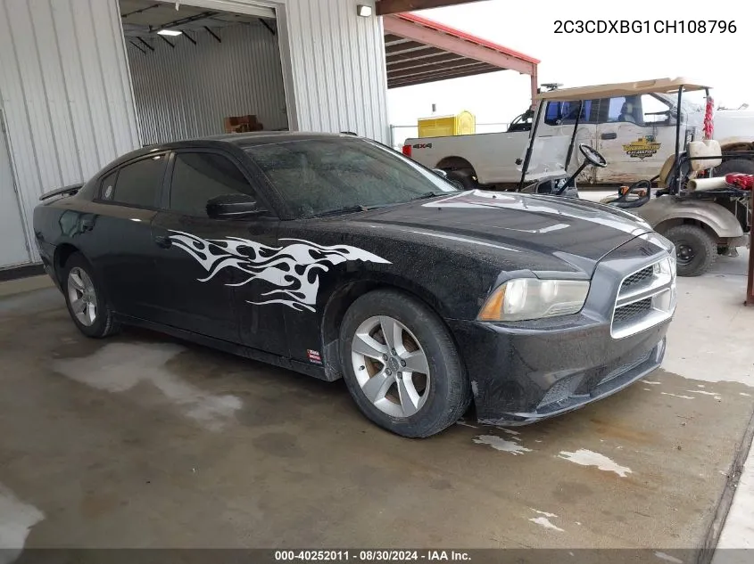 2C3CDXBG1CH108796 2012 Dodge Charger Se