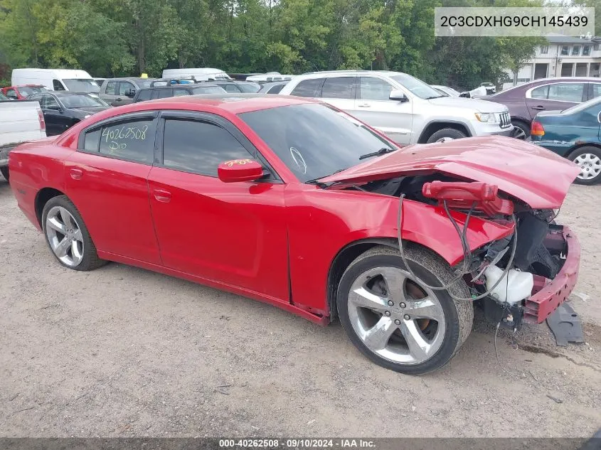 2012 Dodge Charger Sxt VIN: 2C3CDXHG9CH145439 Lot: 40262508