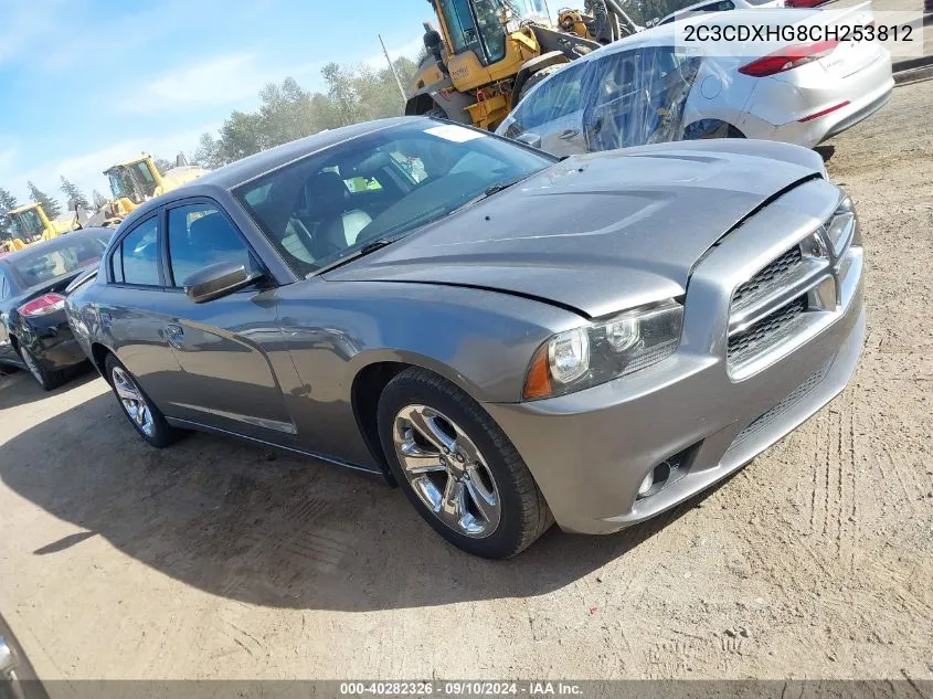 2012 Dodge Charger Sxt VIN: 2C3CDXHG8CH253812 Lot: 40282326