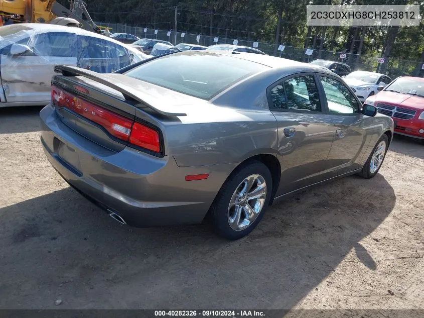 2C3CDXHG8CH253812 2012 Dodge Charger Sxt