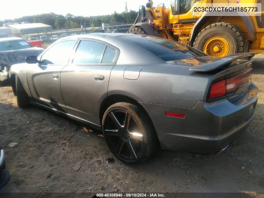 2012 Dodge Charger R/T VIN: 2C3CDXCT6CH185773 Lot: 40308940