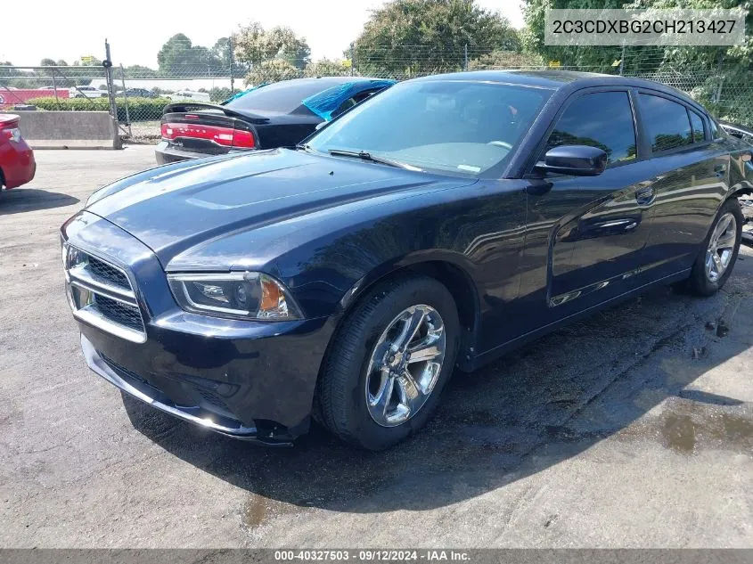 2012 Dodge Charger Se VIN: 2C3CDXBG2CH213427 Lot: 40327503