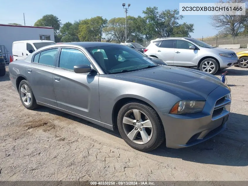 2012 Dodge Charger Se VIN: 2C3CDXBG3CH161466 Lot: 40330258