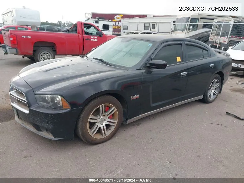 2C3CDXCT7CH202533 2012 Dodge Charger R/T