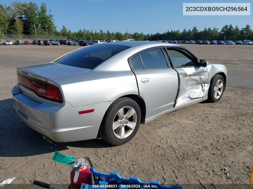 2012 Dodge Charger Se VIN: 2C3CDXBG9CH296564 Lot: 40349031