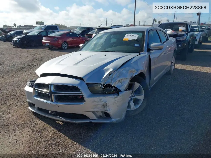 2C3CDXBG8CH228868 2012 Dodge Charger Se