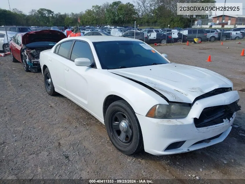 2012 Dodge Charger Police VIN: 2C3CDXAG9CH282925 Lot: 40411333