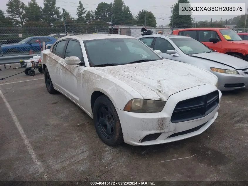 2C3CDXAG8CH208976 2012 Dodge Charger Police