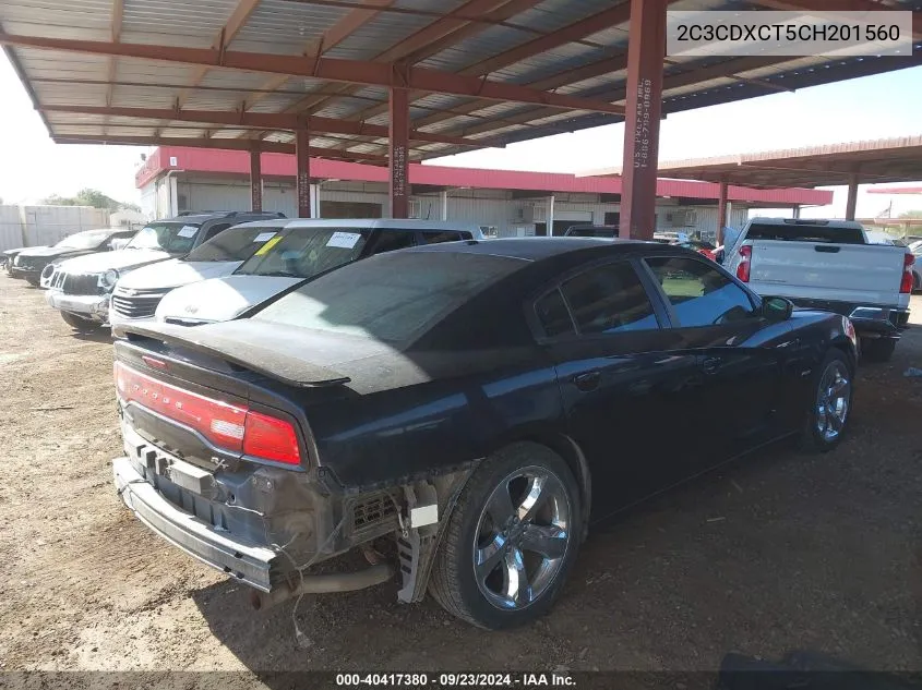 2C3CDXCT5CH201560 2012 Dodge Charger R/T