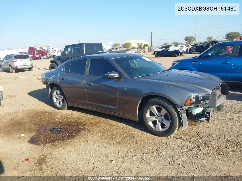 2C3CDXBG8CH161480 2012 Dodge Charger Se