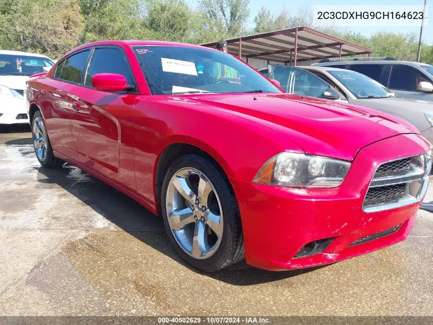 2012 Dodge Charger Sxt VIN: 2C3CDXHG9CH164623 Lot: 40502629