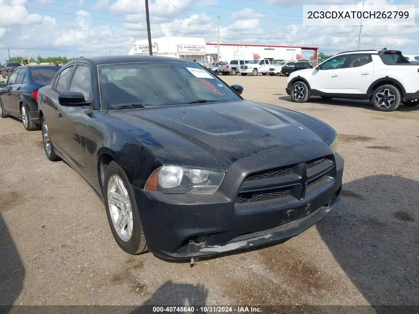 2012 Dodge Charger Police VIN: 2C3CDXAT0CH262799 Lot: 40745640