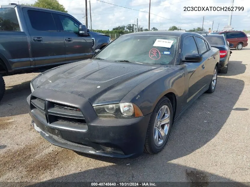 2012 Dodge Charger Police VIN: 2C3CDXAT0CH262799 Lot: 40745640