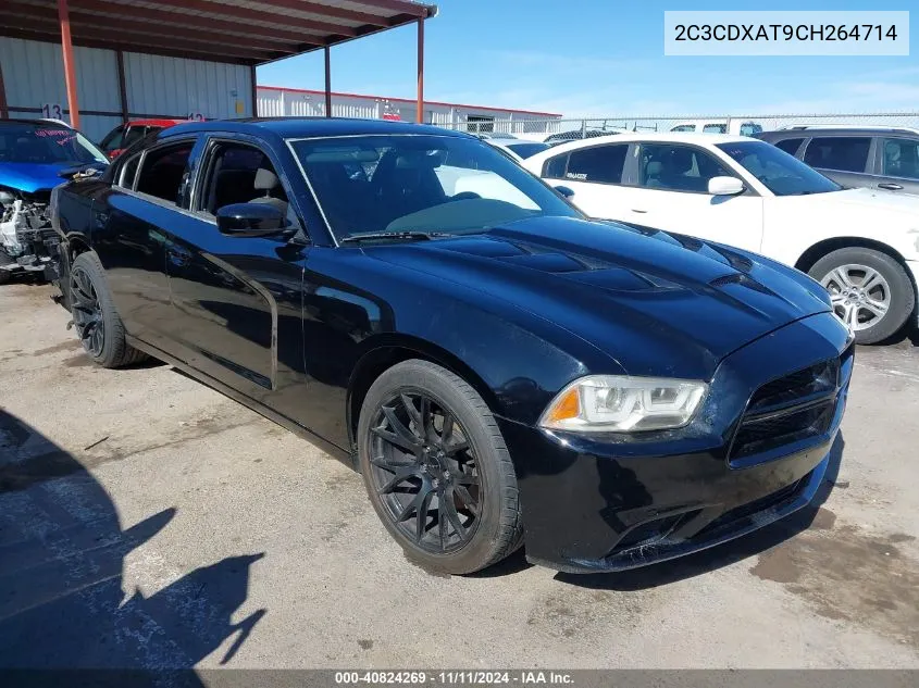 2012 Dodge Charger Police VIN: 2C3CDXAT9CH264714 Lot: 40824269