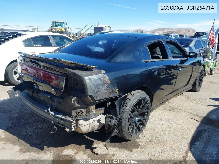 2012 Dodge Charger Police VIN: 2C3CDXAT9CH264714 Lot: 40824269