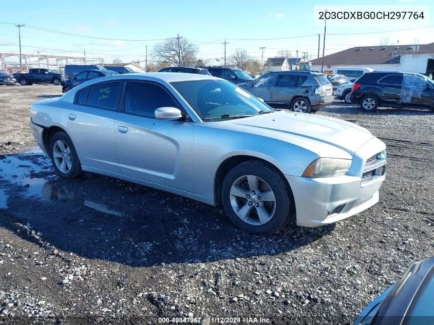 2012 Dodge Charger Se VIN: 2C3CDXBG0CH297764 Lot: 40847967