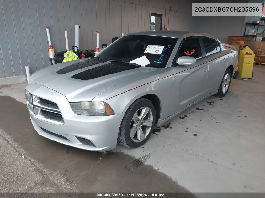 2C3CDXBG7CH205596 2012 Dodge Charger Se