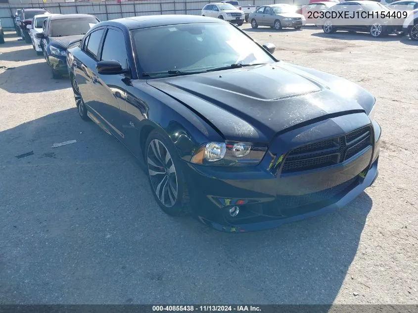 2012 Dodge Charger Srt8 VIN: 2C3CDXEJ1CH154409 Lot: 40855438