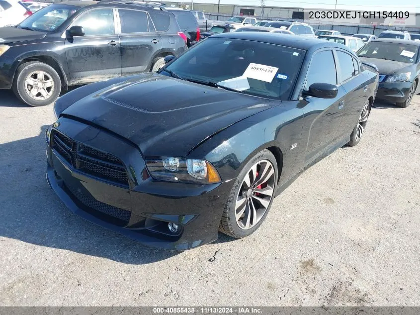 2012 Dodge Charger Srt8 VIN: 2C3CDXEJ1CH154409 Lot: 40855438