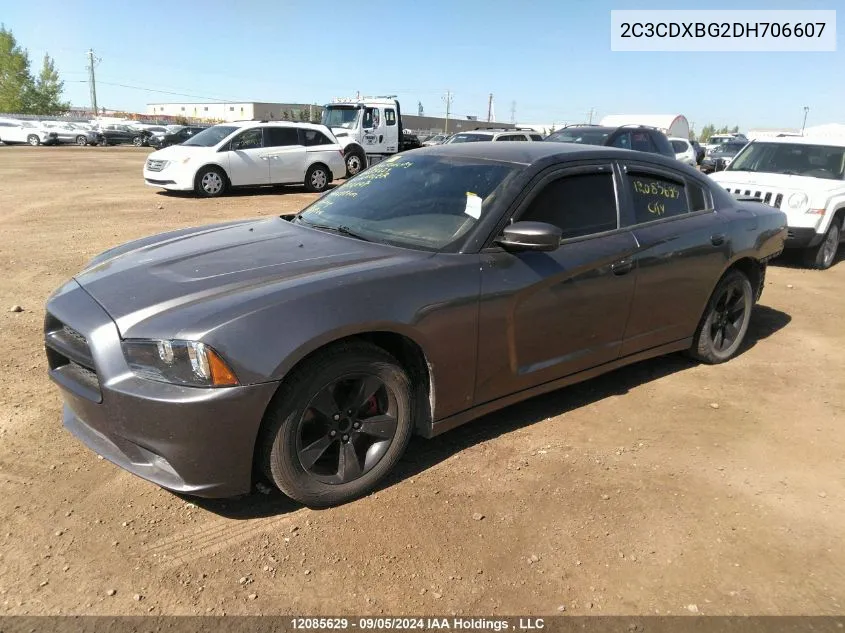 2013 Dodge Charger Se VIN: 2C3CDXBG2DH706607 Lot: 12085629