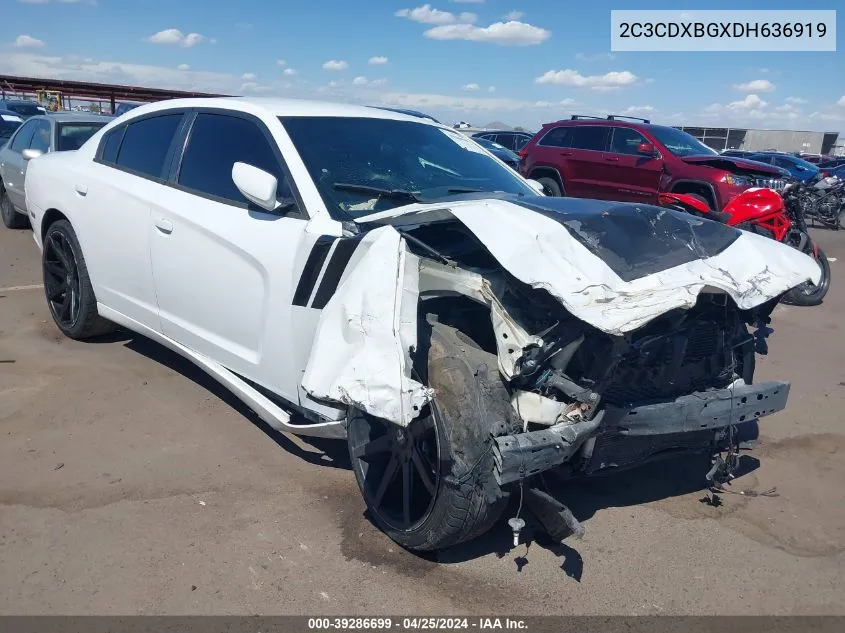 2013 Dodge Charger Se VIN: 2C3CDXBGXDH636919 Lot: 39286699