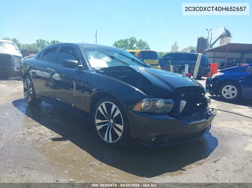 2013 Dodge Charger R/T VIN: 2C3CDXCT4DH652657 Lot: 39300474