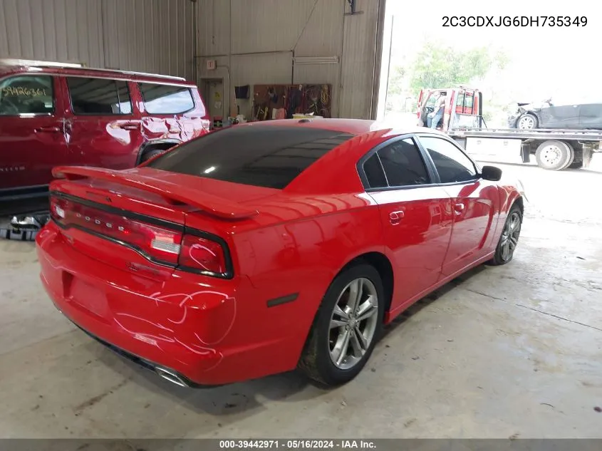 2C3CDXJG6DH735349 2013 Dodge Charger Sxt