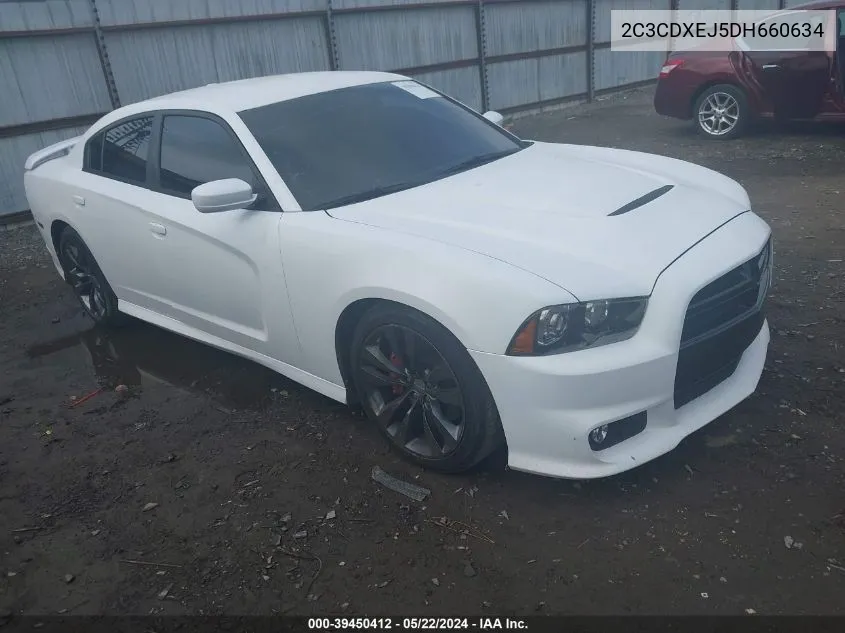 2013 Dodge Charger Srt8 VIN: 2C3CDXEJ5DH660634 Lot: 39450412