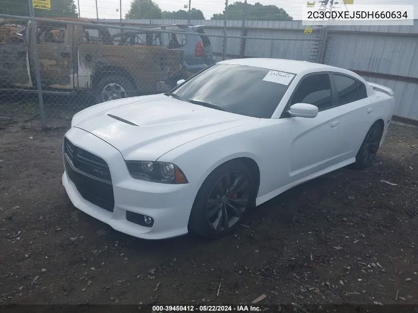 2013 Dodge Charger Srt8 VIN: 2C3CDXEJ5DH660634 Lot: 39450412