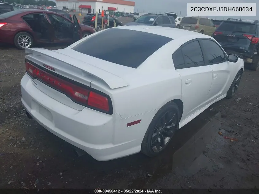 2013 Dodge Charger Srt8 VIN: 2C3CDXEJ5DH660634 Lot: 39450412