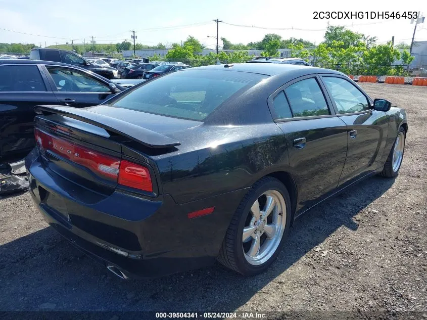 2013 Dodge Charger Sxt Plus VIN: 2C3CDXHG1DH546453 Lot: 39504341