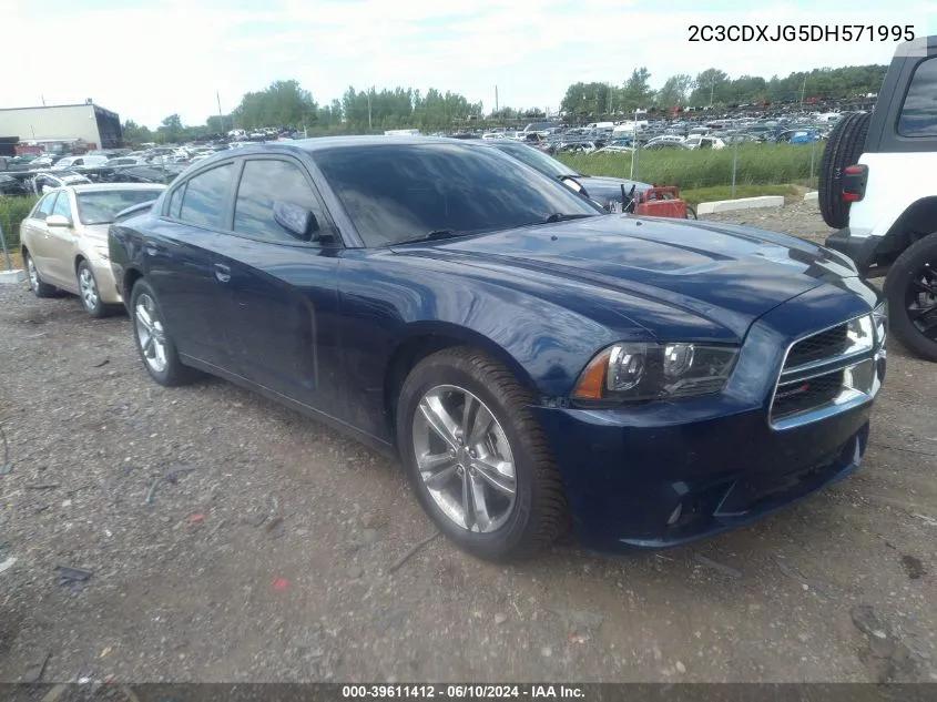 2013 Dodge Charger Sxt VIN: 2C3CDXJG5DH571995 Lot: 39611412