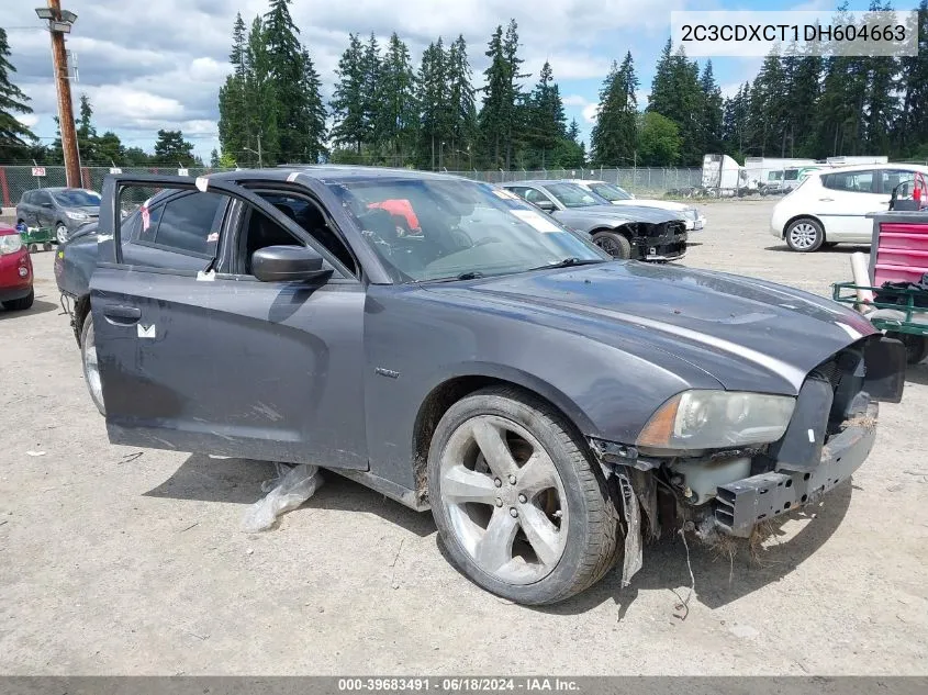 2013 Dodge Charger R/T Max VIN: 2C3CDXCT1DH604663 Lot: 39683491