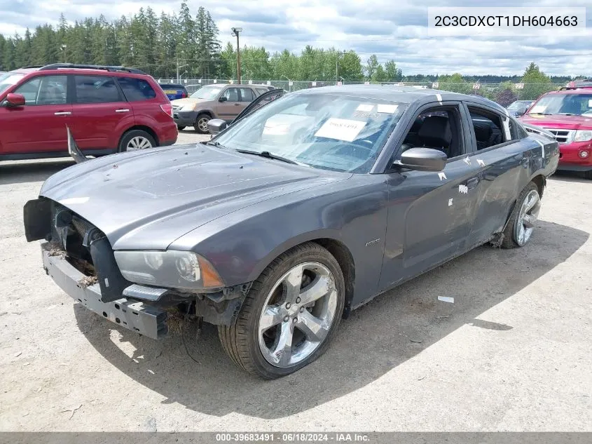 2013 Dodge Charger R/T Max VIN: 2C3CDXCT1DH604663 Lot: 39683491